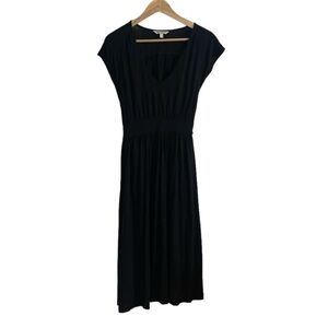 Roots Classic Black Midi Dress